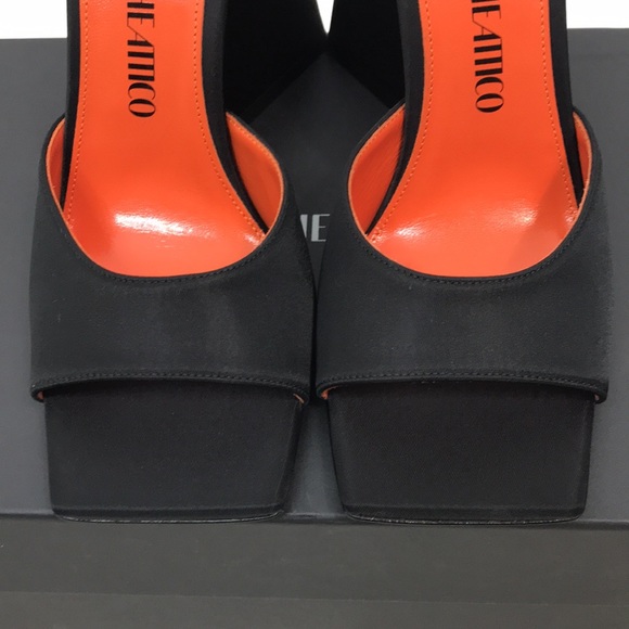 NWT THE ATTICO Black Devon Sandals - Picture 4 of 10